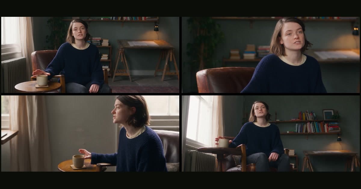 The original studio shot alongside generated close-up, side-profile and low-angle views.